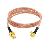 ROBAUN Cable de ángulo recto con conector hembra SMA a conector macho MCX RG174 RG178 RG316 de 10 cm/30 cm/50 cm for módem inalámbrico(RG316,1000CM)