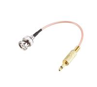 ROBAUN Cable de conexión BNC Macho Q9 a Conector Macho de 3,5 mm, RG316, 15 cm, for Antena de cámara(50CM)