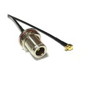 ROBAUN Cable de conexión en ángulo recto de 90 grados con conector tipo N hembra de Mcx RG316 RG174 RG178 de 15 cm/30 cm/50 cm/100 cm(RG174,15CM)