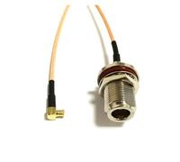 ROBAUN Cable de conexión en ángulo recto de 90 grados con conector tipo N hembra de Mcx RG316 RG174 RG178 de 15 cm/30 cm/50 cm/100 cm(RG316,50CM)