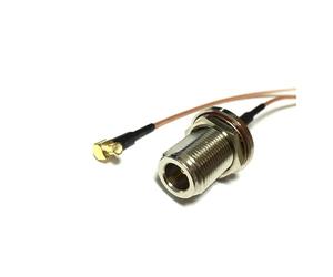 ROBAUN Cable de conexión en ángulo recto de 90 grados con conector tipo N hembra de Mcx RG316 RG174 RG178 de 15 cm/30 cm/50 cm/100 cm(RG178,300CM)