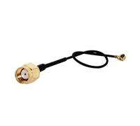 ROBAUN Cable de conexión en Espiral Macho U.FL a SMA/BNC/TNC Hembra de 1,13 mm for extensión de enrutador inalámbrico con Tarjeta PCI(RP SMA Male,15cm)