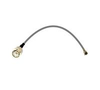 ROBAUN Cable de conexión en Espiral Macho U.FL a SMA/BNC/TNC Hembra de 1,13 mm for extensión de enrutador inalámbrico con Tarjeta PCI(TNC Male,20cm)