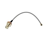 ROBAUN Cable de conexión en Espiral Macho U.FL a SMA/BNC/TNC Hembra de 1,13 mm for extensión de enrutador inalámbrico con Tarjeta PCI(RP TNC Female,20cm)