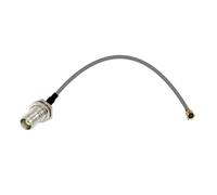 ROBAUN Cable de conexión en Espiral Macho U.FL a SMA/BNC/TNC Hembra de 1,13 mm for extensión de enrutador inalámbrico con Tarjeta PCI(TNC Female,30cm)