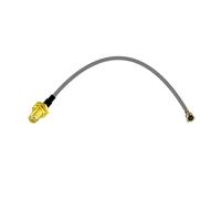 ROBAUN Cable de conexión en espiral macho U.FL a SMA/BNC/TNC hembra de 1,13 mm for extensión de enrutador inalámbrico con tarjeta PCI(SMA female,10cm)