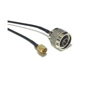 ROBAUN Cable de extensión coaxial RG316 RG58 RG142 SMA a N macho, cable puente for antena externa de 15 cm/30 cm/50 cm/100 cm(RG174,200CM)