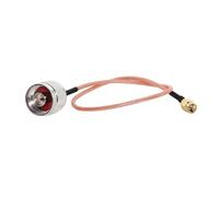 ROBAUN Cable de extensión coaxial RG316 RG58 RG142 SMA a N Macho, Cable Puente for Antena Externa de 15 cm/30 cm/50 cm/100 cm(RG316,20CM)