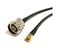 ROBAUN Cable de extensión coaxial RG316 RG58 RG142 SMA a N Macho, Cable Puente for Antena Externa de 15 cm/30 cm/50 cm/100 cm(RG58,30CM)