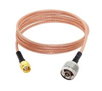 ROBAUN Cable de extensión de antena inalámbrica SMA macho hembra RP a conector N con adaptador de coleta Nu RG316 de 15 cm(Type1,15CM)