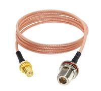 ROBAUN Cable de extensión de antena inalámbrica SMA macho hembra RP a conector N con adaptador de coleta Nu RG316 de 15 cm(Type11,100CM)