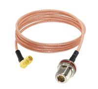 ROBAUN Cable de extensión de antena inalámbrica SMA macho hembra RP a conector N con adaptador de coleta Nu RG316 de 15 cm(Type9,50CM)