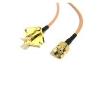 ROBAUN Cable de extensión de Antena SMA Hembra for chasis de Panel a Adaptador de coleta Macho RG316 de 15 cm/30 cm/50 cm/100 cm(RP SMA Male,100cm)