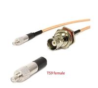 ROBAUN Cable de extensión de módem TS9 hembra recto a BNC macho hembra adaptador de cable flexible RG316 15 cm/30 cm/50 cm(BNC female,30cm)