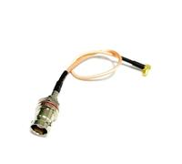 ROBAUN Cable de módem inalámbrico MCX Macho con Interruptor de ángulo Recto, Adaptador de coleta BNC Hembra RG179 de 20 cm/30 cm/50 cm/100 cm(30CM)