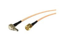 ROBAUN Cable de módem USB CRC9, interruptor de ángulo recto, adaptador de coleta macho hembra SMA/FME/F/TNC, conector de cable RG316(RP SMA male,300cm)