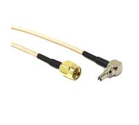 ROBAUN Cable de módem USB CRC9, Interruptor de ángulo Recto, Adaptador de coleta Macho Hembra SMA/FME/F/TNC, Conector de Cable RG316(SMA Male,300cm)