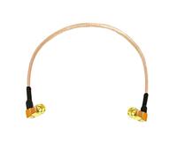 ROBAUN Cable de Puente de 90 Grados con Conector SMA Macho y conmutador de ángulo Recto RG316 RG174 RG58, Adaptador de 15 cm/40 cm/100 cm(RG178,400CM)