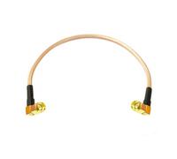 ROBAUN Cable de Puente de 90 Grados con Conector SMA Macho y conmutador de ángulo Recto RG316 RG174 RG58, Adaptador de 15 cm/40 cm/100 cm(RG316,200CM)