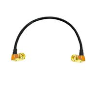 ROBAUN Cable de Puente de 90 Grados con Conector SMA Macho y conmutador de ángulo Recto RG316 RG174 RG58, Adaptador de 15 cm/40 cm/100 cm(RG58,1000CM)