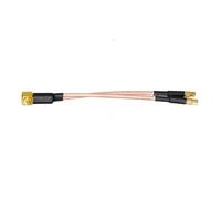 ROBAUN Cable divisor combinador de ángulo recto macho MMCX a 2X MMCX hembra recto de 15 cm y 6 pulgadas for enrutador(50cm)