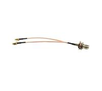 ROBAUN Cable divisor tipo Y con conector hembra TNC a conector macho 2X SMA RG316 de 15 cm/30 cm for antena(15cm)