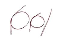 ROBAUN Conector de Cable con Terminal Hembra a Hembra de 2 Pines, Paso de 1,25 mm, 28 AWG, 10/15/20/30 cm(20CM,20Pcs)
