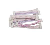 ROBAUN Conector de cable XH de 2,54 mm con paso hembra a hembra, 2/3/4/5/6/7/8/9/10/1P/12 pines, cables rojos y blancos, 10/20/30 cm(20CM,5PCS_7PIN)