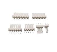 ROBAUN Conector de plástico KF-2510 con terminal de 2,54 mm de paso, 2/3/4/5/6/7/8/9/10 pines, macho/hembra, 50 unidades(Straight Pin,3M)
