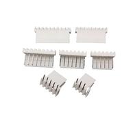 ROBAUN Conector de plástico KF-2510 con Terminal de 2,54 mm de Paso, 2/3/4/5/6/7/8/9/10 Pines, Macho/Hembra, 50 Unidades(Curved Pin,9M)