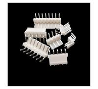 ROBAUN Conector macho de plástico con terminal doblado en ángulo recto, 50 unidades, VH, paso de 3,96 mm, 2/3/4/5/6/7/8 pines.(7Pin)