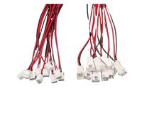 ROBAUN Conector Macho Hembra de 2,54 mm de Paso, 2, 3, 4, 5 o 6 Pines, XH, 10 Pares, con Cable de 26 AWG(2Pin 10Pairs,10CM)
