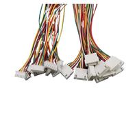 ROBAUN Conector Macho Hembra de 2,54 mm de Paso, 2, 3, 4, 5 o 6 Pines, XH, 10 Pares, con Cable de 26 AWG(6Pin 10Pairs,20CM)