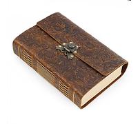 ROBAUN Cuero 480P Sketchbook Diario Botón especial Kraft Papel Turismo Graduación Profesor Estudiante Diario Regalo