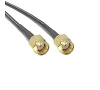 ROBAUN Interruptor de orificio interior macho SMA, conector RP SMA con adaptador de coleta RG316 RG58, cable de 15 cm/30 cm/50 cm(RG174,1000CM)