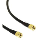 ROBAUN Interruptor de orificio interior macho SMA, conector RP SMA con adaptador de coleta RG316 RG58, cable de 15 cm/30 cm/50 cm(RG58,30CM)