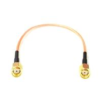 ROBAUN Interruptor de orificio interior macho SMA, conector RP SMA con adaptador de coleta RG316 RG58, cable de 15 cm/30 cm/50 cm(RG316,500CM)
