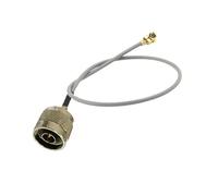 ROBAUN Interruptor de tuerca macho hembra tipo N, conjunto de cable U.FL de 15 cm/20 cm/30 cm for enrutador inalámbrico con tarjeta PCI(N male,20cm)
