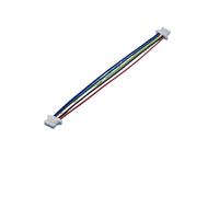 ROBAUN Lote de 10 conectores de cable de terminal hembra a hembra SH de 1,0 mm de paso, 2/3/4/5/6/7/8 pines, 10 cm, 28 AWG, for cables electrónicos.(5Pin)