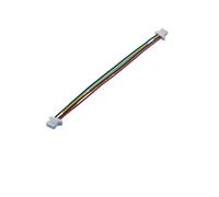 ROBAUN Lote de 10 Conectores de Cable de Terminal Hembra a Hembra SH de 1,0 mm de Paso, 2/3/4/5/6/7/8 Pines, 10 cm, 28 AWG, for Cables electrónicos.(4Pin)