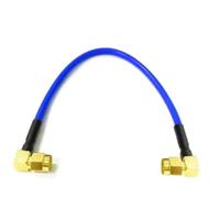 ROBAUN Nuevo cable de puente SMA macho con interruptor de ángulo recto, conector SMA de 90 grados, RG316 RG402 de 30 cm(RG402)