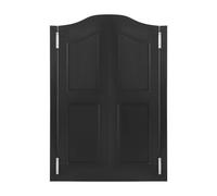 ROBAUN Puerta batiente de Madera for Interiores, de 81 cm de Ancho x 107 cm de Alto, con Cierre automático y Doble acción, Ideal for Salones con bisagras y herrajes(Czarny,30" W x 42" H)