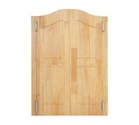 ROBAUN Puerta batiente de Madera for Interiores, de 81 cm de Ancho x 107 cm de Alto, con Cierre automático y Doble acción, Ideal for Salones con bisagras y herrajes(Wood Color,30" W x 42" H)
