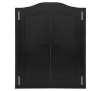 ROBAUN Puerta batiente de Madera for Interiores, de 81 cm de Ancho x 107 cm de Alto, con Cierre automático y Doble acción, Ideal for Salones con bisagras y herrajes(Czarny,36" W x 42" H)