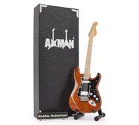 Robbie Robertson (La banda) - Guitarra en miniatura - Regalos musicales - Adorno hecho a mano