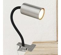 Robby Flexo con pinza de agarre Robby (25 W, L x An x Al: 29 x 10 x 41,5 cm, Color del marco: Niquel, GU10)