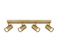 Robby Regleta (35 W, L x An x Al: 55,5 x 6 x 13,5 cm, Oro, Número de bombillas: 4 ud.)