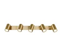 Robby Regleta (35 W, L x An x Al: 70 x 3,5 x 17 cm, Oro, Número de bombillas: 5 ud.)