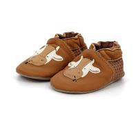 Robeez Funny Cow, Patucos Bebé-Niños, Camel Marrón, 19 EU
