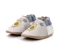 Robeez Vestidos Heavy Day,Zapato Layette Gris Claro Blanco, 17/18 EU, Gris Claro Blanco, 17/18 EU